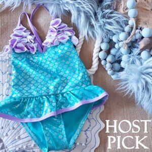 NWT Floatimini Mermaid Petal one piece swimsuit